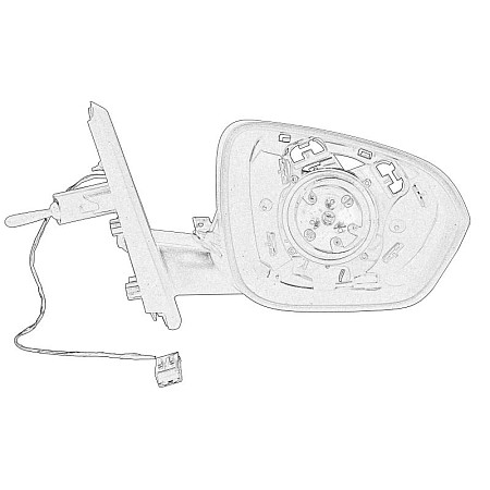 Oglinda exterioara Oglinda laterala Dreapta manual fara cartus nici o locuinta DACIA DUSTER OE RENAULT 96 30 102 15R