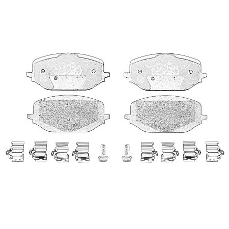 Set placute frana,frana disc Brake pads set front  DS DS 4 II DS 7 CITROEN BERLINGO BERLINGO/MINIVAN C5 AIRCROSS C5 X OPEL ASTRA L COMBO E TOUR / LIFE COMBO/MINIVAN GRANDLAND / GRANDLAND X 1.2-Electric 05.16- OE TOYOTA SU001-B4150