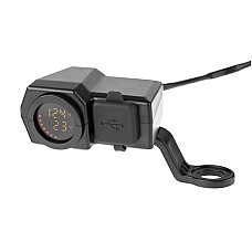 Adaptor, bricheta USB socket DC 12-24V C type universal 4 RIDE MUS50