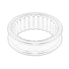 Camaa sincron Synchromesh sliding sleeve 5 biegu gearbox: C510.5.17 ALFA ROMEO 147 156 GT MITO FIAT 500 500L 500X BARCHETTA BRAVA BRAVO I BRAVO II DOBLO DOBLO CARGO DOBLO/MINIVAN 09.93- OE FIAT 55195576