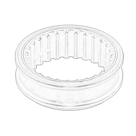 Camaa sincron Synchromesh sliding sleeve 5 biegu gearbox: C510.5.17 ALFA ROMEO 147 156 GT MITO FIAT 500 500L 500X BARCHETTA BRAVA BRAVO I BRAVO II DOBLO DOBLO CARGO DOBLO/MINIVAN 09.93- OE FIAT 55195576