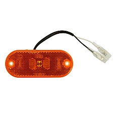 Lampa gabarit Outline marker lights L/R orange LED height 45mm width 110mm depth 13mm surface hose length 100 no hanger 12V JOKON 12.1008.100