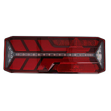 Stop spate Rear lamp R ECOLED III LED 24V with indicator with fog light reversing light with stop light parking light triangular reflector dynamic indicator connector: AMP 7PIN ASPOCK A25-4122-041