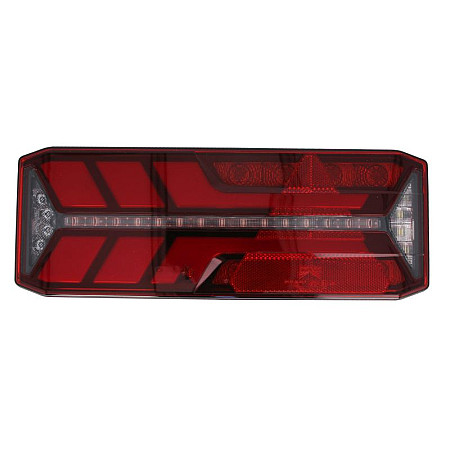 Stop spate Rear lamp R ECOLED III LED 24V with indicator with fog light reversing light with stop light parking light triangular reflector dynamic indicator connector: AMP 7PIN ASPOCK A25-4122-041