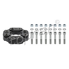 Articulatie, cardan Cuplarea elastica a arborelui elicei Fata/Spate diametru exterior 160mm Automat MERCEDES C W203 C W204 C T-MODEL S203 C T-MODEL S204 CLK A209 2.0D-5.5 11.02- HANS PRIES HP410 040