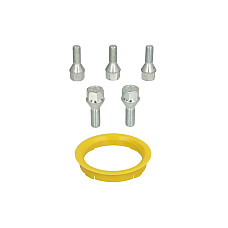 Trusa de montare a jantei de aliaj Fitting kit FZ23 74.1-65.1 B B13 60 cone M14x15 L28 1 kit / 1 wheel - 5 holes ITWHEELS ITW49030