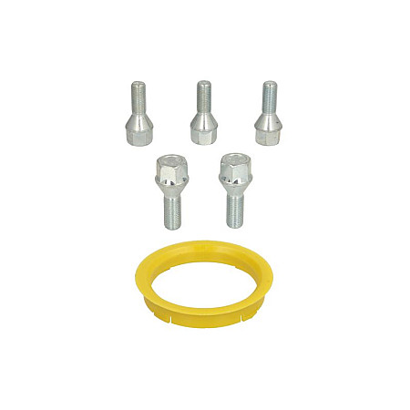 Trusa de montare a jantei de aliaj Fitting kit FZ23 74.1-65.1 B B13 60 cone M14x15 L28 1 kit / 1 wheel - 5 holes ITWHEELS ITW49030