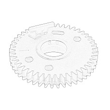 Roata dintata, ax cu came Camshaft sprocket/gear suction NISSAN NV400 PRIMASTAR QASHQAI I X-TRAIL II X-TRAIL III OPEL MOVANO B VIVARO A RENAULT ESPACE IV GRAND SCENIC II GRAND SCENIC III 2.0D/2.3D 08.05- OE RENAULT 13 02 466 45R