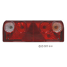 Stop spate Rear lamp R EUROPOINT II triangular reflector connector: ASS2 7PIN LED position lights ASPOCK A25-6400-717