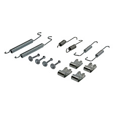Set accesorii, sabot de frana Set de montaj pantofi de frana LUCAS CITROEN C2 C2 ENTERPRISE C3 I C3 II C3 PLURIEL PEUGEOT 1007 1.1-1.6D 02.02- QUICK BRAKE QB105-0805