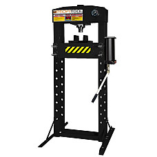 Presa hidraulica Hydraulic press hand-operated load: 20t number of regulation levels: 10 moving cylinder cylinder stroke 185 mm welded construction MANOMETER PROFITOOL 0XPTHASP020H