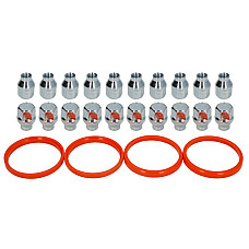 Trusa de montare a jantei de aliaj Fitting kit D 72x634 N M14x15 H=6 K21 CLOSED D76 1 kit / 4 wheels - B/N qty 20 MAK MAK 8000000292