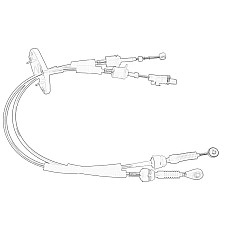 Cablu shimbator viteze Gearshift level cable L/R LANCIA YPSILON 0.9-1.2LPG 05.11- OE FIAT 55242809