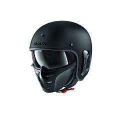 Cati de protecie deschise Casca Casca cu jet SHARK S-DRAK 2 BLANK MAT culoare matt/negru marime L unisex SHARK HE2761E-KMA-L