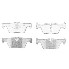 Set placute de frana Spate BMW 3 F30 F80 1.6-2.0H 11.11-10.18 BMW OE BMW 34 21 6 873 093