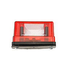 Iluminare numar de circulatie Lampa numar inmatriculare culoare: rosu  WAS 25 W08P