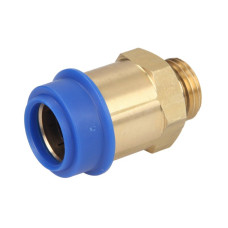 Cap de cuplare Montare TEKALAN drept M16x15 15mm metal cantitate: 1buc PNEUMATICS PNP15/M16W