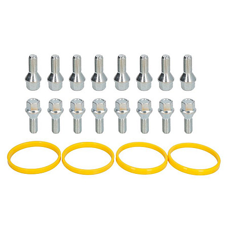 Trusa de montare a jantei de aliaj Fitting kit G 72x651 B M12x125x24 K17 1 kit / 4 wheels - B/N qty 16 MAK MAK 8000000649