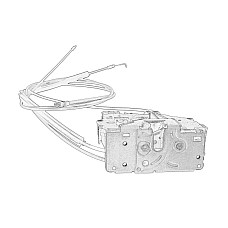 Incuietoare usa Door lock L middle with bowden cable without a super lock FIAT DUCATO 07.06- OE FIAT 1393809080