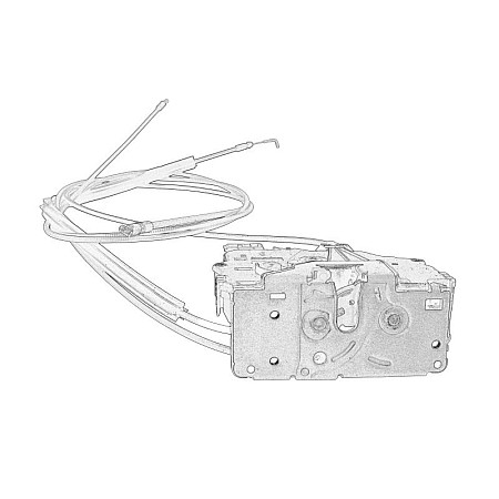 Incuietoare usa Door lock L middle with bowden cable without a super lock FIAT DUCATO 07.06- OE FIAT 1393809080