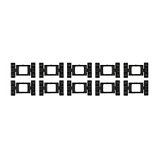 Clema tapiterie Pinul de tapiterie cantitate per impachetare: 10 buc. ROMIX ROM C50888