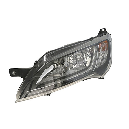 Far Lampa frontala Stanga halogen H7/LED/WY21W electric cu motor bec culoare insert: negru CITROEN JUMPER I JUMPER II FIAT DUCATO PEUGEOT BOXER MAGNETI MARELLI 712501311129
