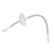 Conducta,spalare parbriz Windscreen washer hose rear CITROEN C5 III 02.08- OE PEUGEOT 6439J4