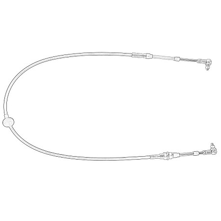 Cablu,transmisie manuala Gearshift level cable MASSEY FERGUSON 6485 6490 6495 6497 6499 PERKINS 6 CYL 6499 SISU 74 CTA 6 CYL OE AGCO 3786476M2-MF