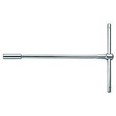 Cheie tubulara drept Tip T dimensiune metrica: 17 mm lungime: 310mm maner: glisant / metal / tip T TOPTUL CTDA1731