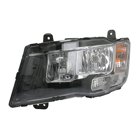 Far Headlamp L 2*H7 electric with motor with daytime running light indicator colour: transparent EURO 6 MAN TGL I TGM I TGS I TGX I 08.12-03.22 TRUCKLIGHT HL-MA024L