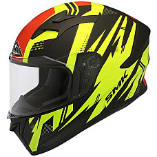 Cati integrale Helmet full-face helmet SMK STELLAR TREK MA243 colour grey/matt/yellow size 2XL unisex SMK SMK0110/18/MA243/2XL
