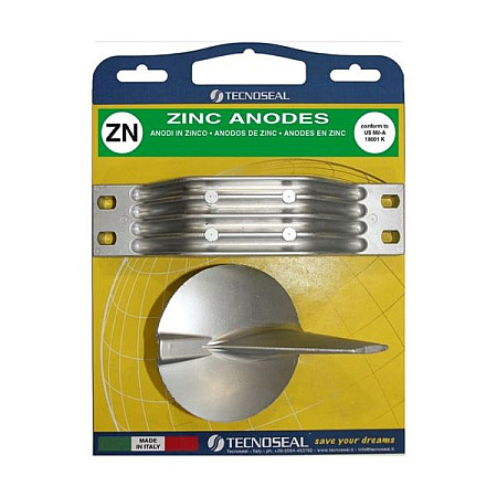 Kit anodic Anode set zinc intended use: salt water YAMAHA 200-300HP TECNOSEAL TENKITYAMAHA200-300