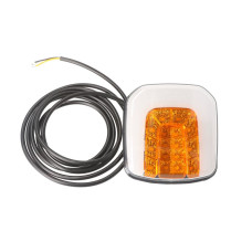 Semnalizator Indicator lamp front L/R glass colour: orange/white LED parking light size: 108x108 mm. with 0.2m wire WAS 1177 W169