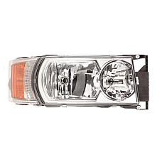 Far Lampa frontala Dreapta 4*LED/8*LED/H1/H21W/H7 electric cu motor cu indicator functie lumini de zi culoare insert: cromat culoare semnalizator: portocaliu SCANIA PGR 01.03- GIANT 131-SC01312AR