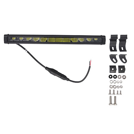 Lampa frontala PL Lampa dalekosiezna Osram P8 LED number of diodes: 12 power max: 60W voltage: 10/48V Approval ECE R112 waterproof shape Straight length360mm width68mm height32mm M-TECH TUOLOWLBO854