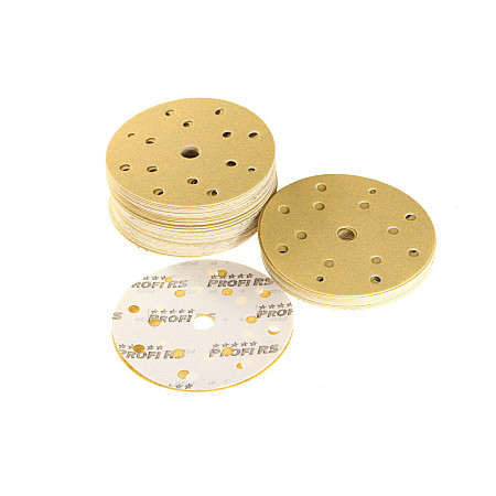 Abrazivi Hartie abraziva disc P120 diametru: 150mm culoare: maro 100buc numar gauri: 15 PROFIRS 0RS801-P120