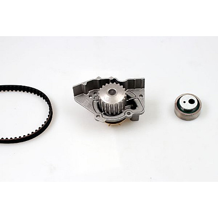 Set pompa apa + curea dintata Set de sincronizare curea + scripete + pompa de apa CITROEN EVASION XANTIA XM ZX FIAT ULYSSE LANCIA ZETA PEUGEOT 306 405 II 406 605 806 2.0 05.89-10.04 HEPU PK08363