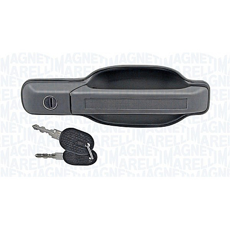Maner usa Fata Stanga extern cu gaura pentru incuietoare cu incuietoare gri IVECO DAILY II 2.5D/2.8D 01.89-05.99 MAGNETI MARELLI 350105001300