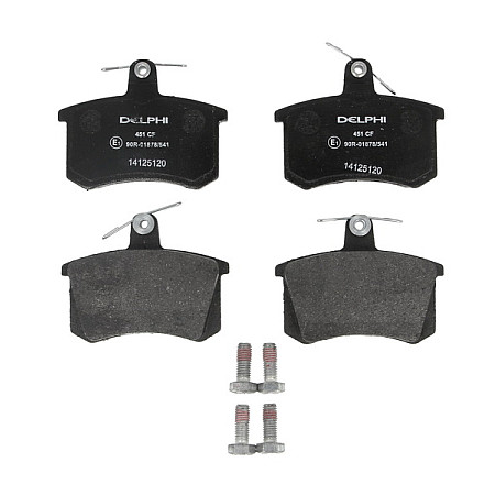 Set placute de frana Spate ALFA ROMEO 155 164 33 AUDI 100 C2 100 C3 100 C4 200 C2 200 C3 80 B2 80 B3 80 B4 90 B2 90 B3 A4 B5 A6 C4 A8 D2 1.4-4.2 09.74-09.10 DELPHI LP0451