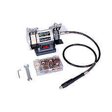 Polizoare Polizor dubla / dublu-disc motor fara perii putere nominala: 110W tensiune:230V diametru disc: 75mm PROMA POLSKA PROMA BKLH-75