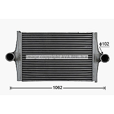 Intercooler, compresor intercooler SCANIA 4 BUS DC11.03-DSC9.15 01.96-09.10 HIGHWAY 20045022HW