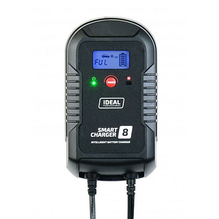 Aparat de incarcat bateria de acumulatori Battery charger charging voltage: 6/12 V IDEAL charging current: 4/8A power supply: 230V battery type: AGM/GEL/MF IDEAL SMART8LCD