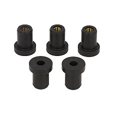 Elemente de asamblare moto Mounting elements 21x127x178 M6x10 5 pcs. set deflector nut TOURMAX WEN-004