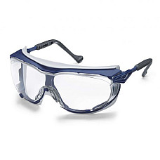 Protectia ochilor si fetei Protective glasses with temples uvex skyguard NT UV 400 lens colour transparent stadards EN 166 170 Blue Grey UVEX 9175260