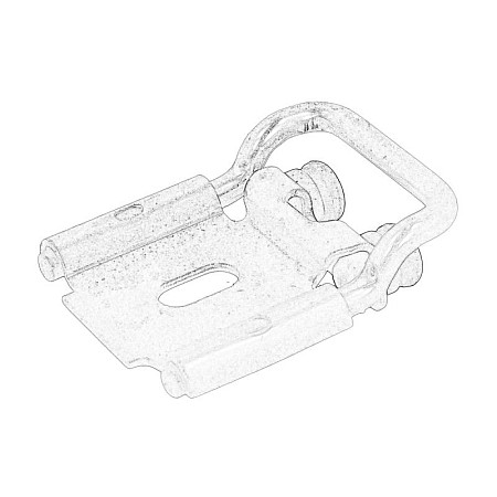 Bolt Element de blocare Spate Inferior usa aripii NISSAN INTERSTAR OPEL MOVANO A RENAULT MASTER II 07.98- OE RENAULT 77 00 353 757