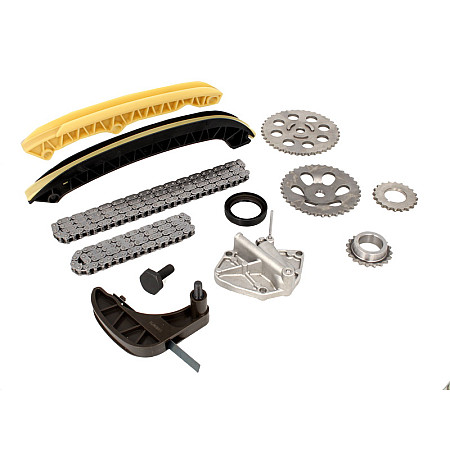 Chit lant de distributie Timing set chain + sprocket with oil pump drive chain SKODA FABIA I FABIA I PRAKTIK FABIA II VW FOX POLO TIGUAN 1.2/1.4 07.01-07.18 SKF VKML 81003