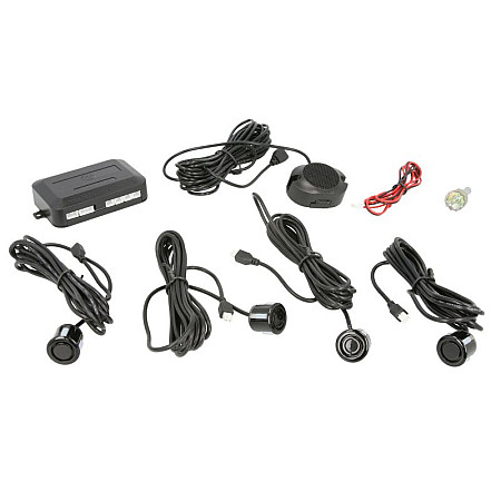 Set sensor parcare Parking sensor set CP17B rear 4 pcs horn colour: neagra sensor diameter: 18 mm compatible with towing tongue: yes 12 V possibility of painting M-TECH MMT O158 CP17B