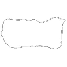 Garnitura, capac supape Rocker cover gasket PERKINS PERKINS 3681A068