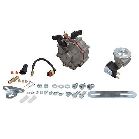 Reductoare pentru instalaii secveniale Sequential installation vaporizer STAG R01 czarny vehicle power up to 180HP solenoid valve input diameter 6mm R01 AC LPG WGM31311AH