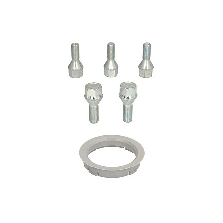 Trusa de montare a jantei de aliaj Fitting kit FZ02 63.3-54.1 B B12 60 cone M12x15 L26 1 kit / 1 wheel - 4 holes ITWHEELS ITW49070